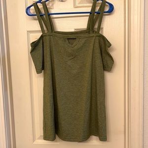 Shoulder Strap Casual Shirt. Brand New!